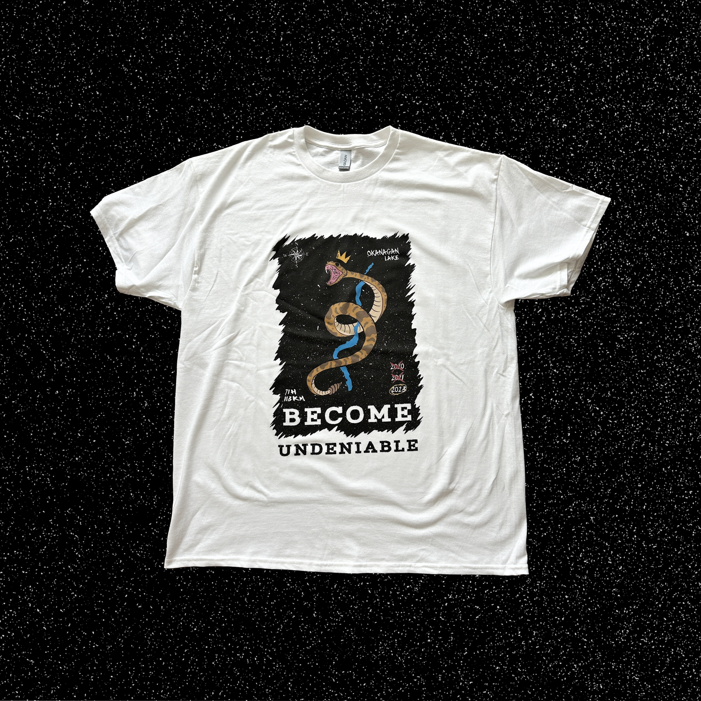 BECOME UNDENIABLE Front T-Shirt *White*